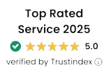 Trustindex Top Rated Service 2025