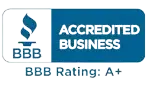 BBB Accredited Business A+ Rating